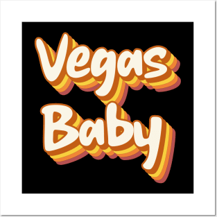 RETRO Vegas Text. Posters and Art